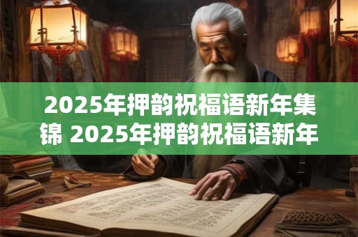 2025年押韵祝福语新年集锦 2025年押韵祝福语新年有哪些