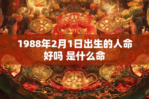 1988年2月1日出生的人命好吗 是什么命
