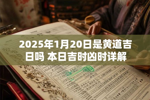 2025年1月20日是黄道吉日吗 本日吉时凶时详解