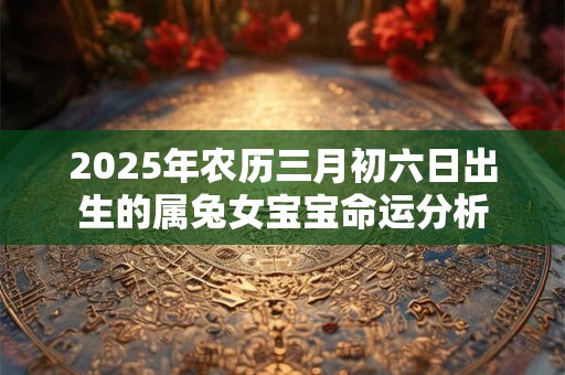 2025年农历三月初六日出生的属兔女宝宝命运分析