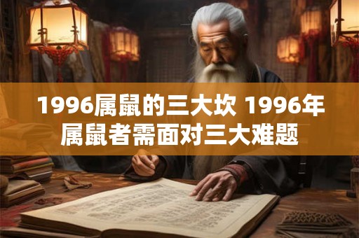 1996属鼠的三大坎 1996年属鼠者需面对三大难题