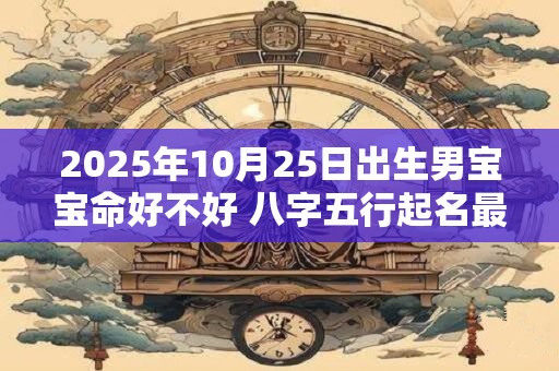 2025年10月25日出生男宝宝命好不好 八字五行起名最全款
