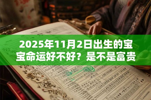 2025年11月2日出生的宝宝命运好不好？是不是富贵命？
