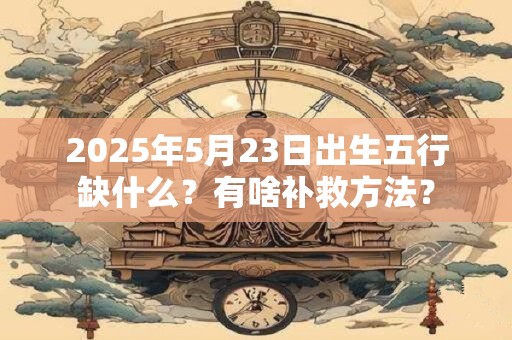 2025年5月23日出生五行缺什么?有啥补救方法? 2025年5月23日出生五行缺什么?有啥补救方法?