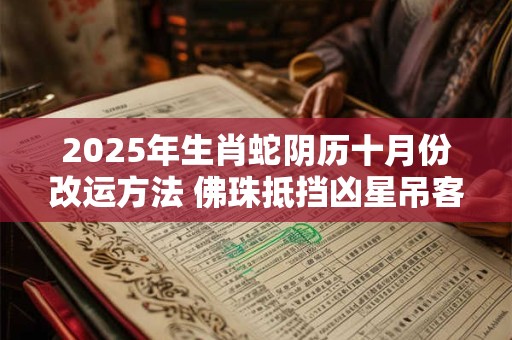 2025年生肖蛇阴历十月份改运方法 佛珠抵挡凶星吊客打击
