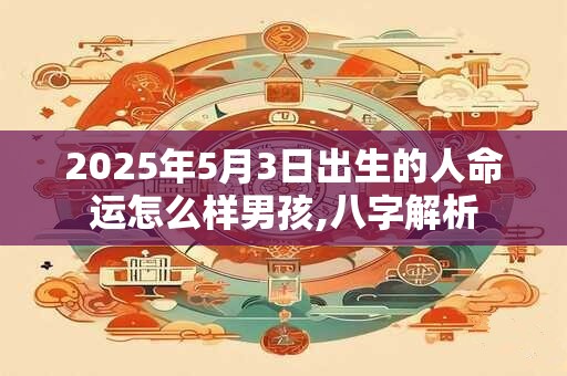 2025年5月3日出生的人命运怎么样男孩,八字解析 2025年5月3日出生的人命运怎么样男孩,八字解析