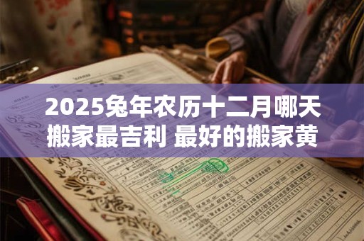 2025兔年农历十二月哪天搬家最吉利 最好的搬家黄道吉日