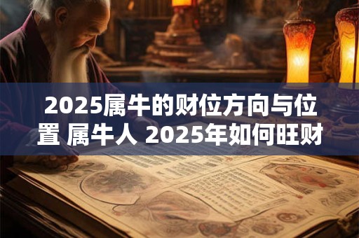 2025属牛的财位方向与位置 属牛人 2025年如何旺财