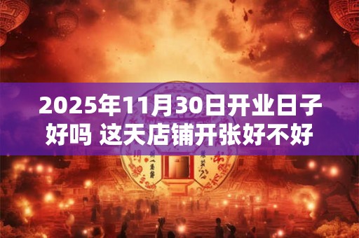 2025年11月30日开业日子好吗 这天店铺开张好不好
