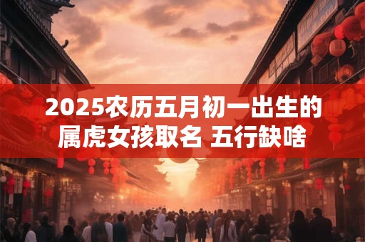 2025农历五月初一出生的属虎女孩取名 五行缺啥