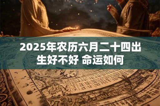 2025年农历六月二十四出生好不好 命运如何