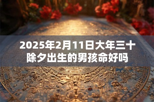 2025年2月11日大年三十除夕出生的男孩命好吗