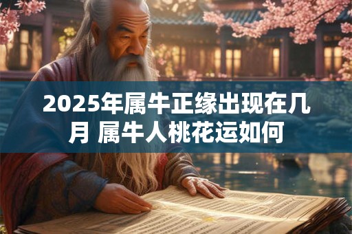 2025年属牛正缘出现在几月 属牛人桃花运如何