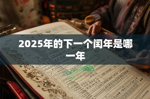 2025年的下一个闰年是哪一年