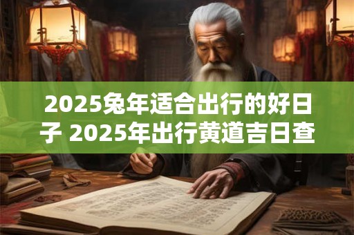 2025兔年适合出行的好日子 2025年出行黄道吉日查询表