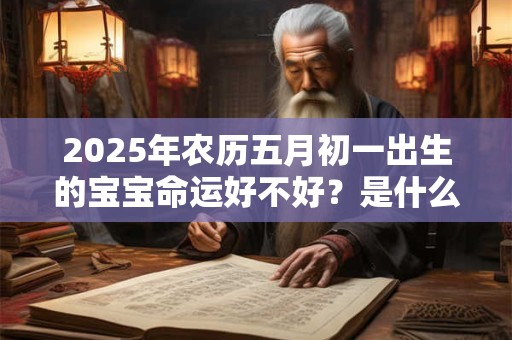 2025年农历五月初一出生的宝宝命运好不好？是什么命？