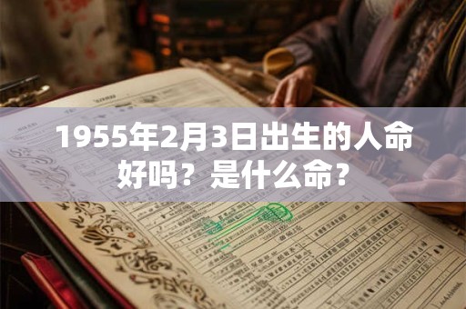 1955年2月3日出生的人命好吗？是什么命？