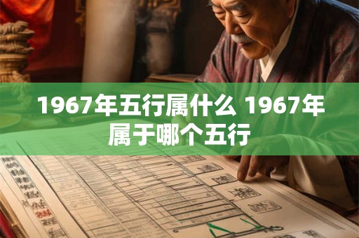 1967年五行属什么 1967年属于哪个五行