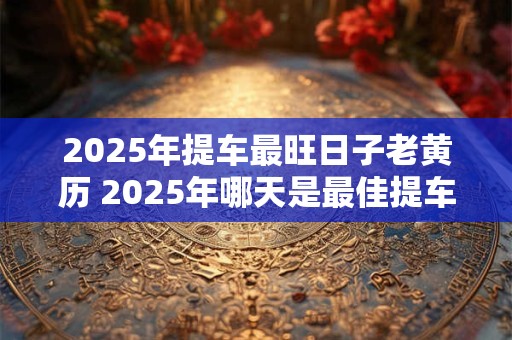 2025年提车最旺日子老黄历 2025年哪天是最佳提车日老黄历有说法