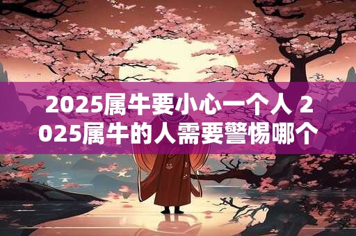 2025属牛要小心一个人 2025属牛的人需要警惕哪个人