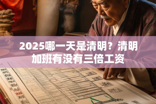 2025哪一天是清明？清明加班有没有三倍工资