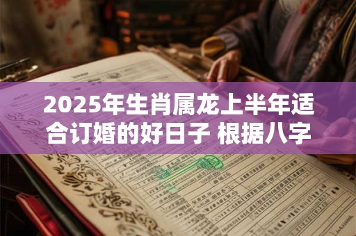 2025年生肖属龙上半年适合订婚的好日子 根据八字更有效