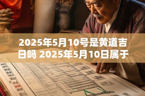 2025年5月10号是黄道吉日吗 2025年5月10日属于黄道吉日吗