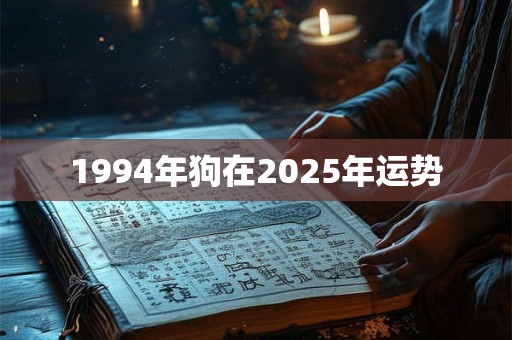 1994年狗在2025年运势