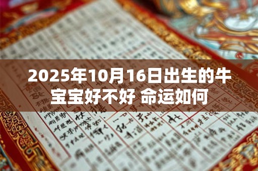 2025年10月16日出生的牛宝宝好不好 命运如何