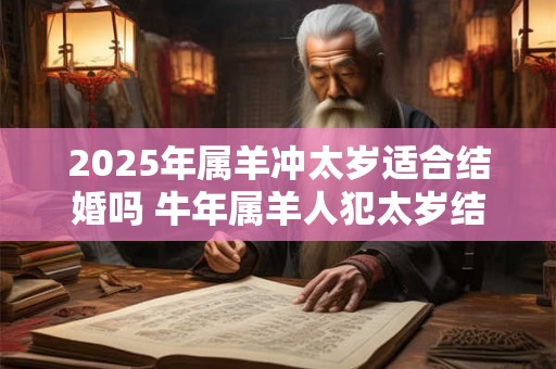 2025年属羊冲太岁适合结婚吗 牛年属羊人犯太岁结婚好不好