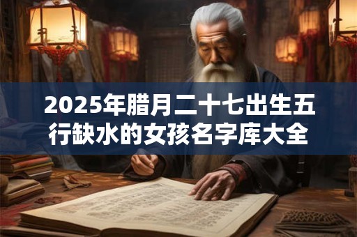 2025年腊月二十七出生五行缺水的女孩名字库大全