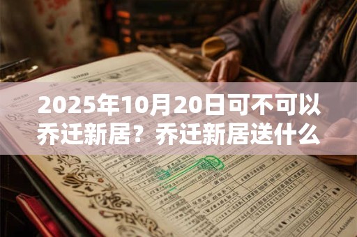 2025年10月20日可不可以乔迁新居？乔迁新居送什么绿植？