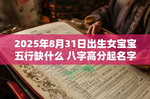 2025年8月31日出生女宝宝五行缺什么 八字高分起名字