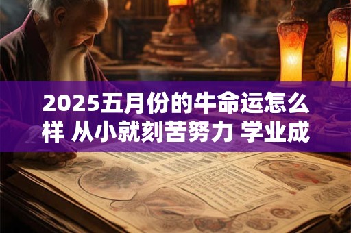 2025五月份的牛命运怎么样 从小就刻苦努力 学业成就突出