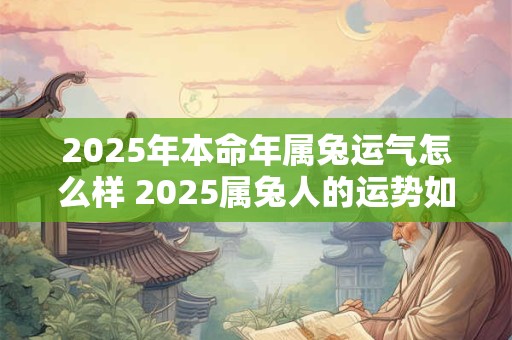2026年本命年属兔运气怎么样 2026属兔人的运势如何