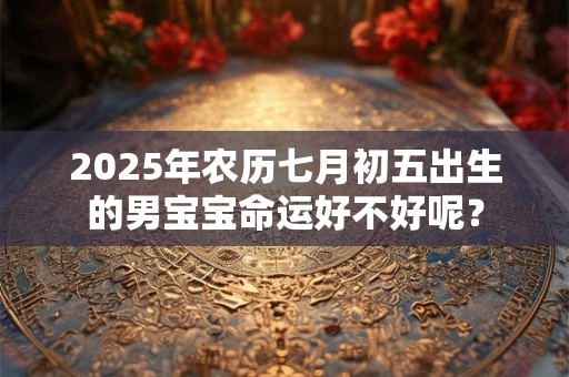 2025年农历七月初五出生的男宝宝命运好不好呢？