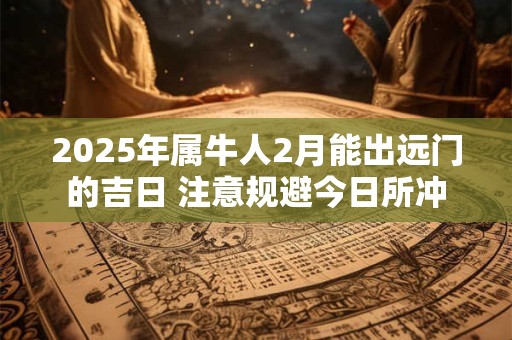 2025年属牛人2月能出远门的吉日 注意规避今日所冲