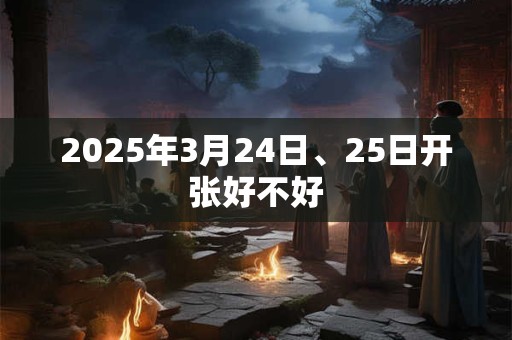 2025年3月24日、25日开张好不好