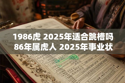1986虎 2025年适合跳槽吗 86年属虎人 2025年事业状况