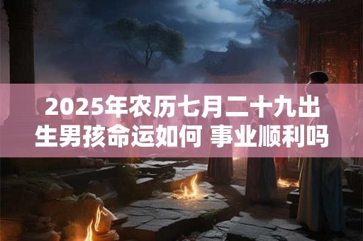 2025年农历七月二十九出生男孩命运如何 事业顺利吗