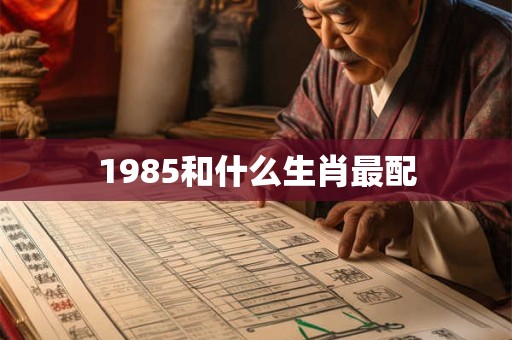 1985和什么生肖最配