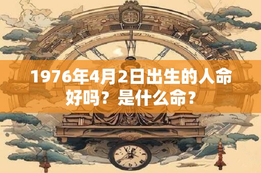 1976年4月2日出生的人命好吗？是什么命？
