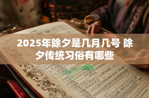 2026年除夕是几月几号 除夕传统习俗有哪些