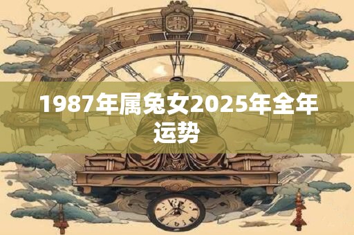 1987年属兔女2025年全年运势