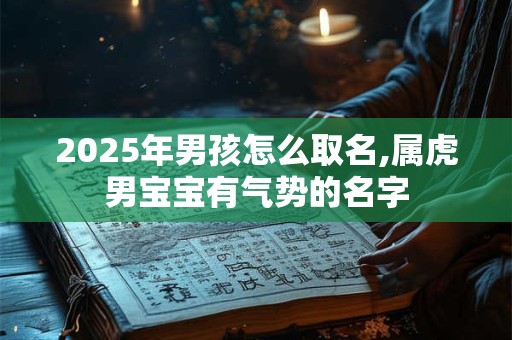 2025年男孩怎么取名,属虎男宝宝有气势的名字