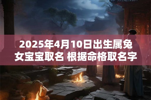 2025年4月10日出生属兔女宝宝取名 根据命格取名字