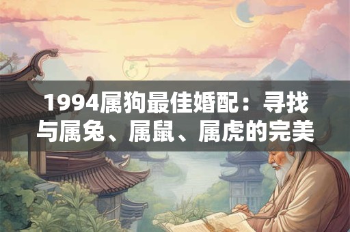 1994属狗最佳婚配：寻找与属兔、属鼠、属虎的完美契合