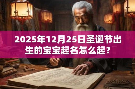 2025年12月25日圣诞节出生的宝宝起名怎么起？