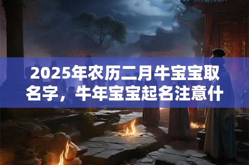 2025年农历二月牛宝宝取名字，牛年宝宝起名注意什么？