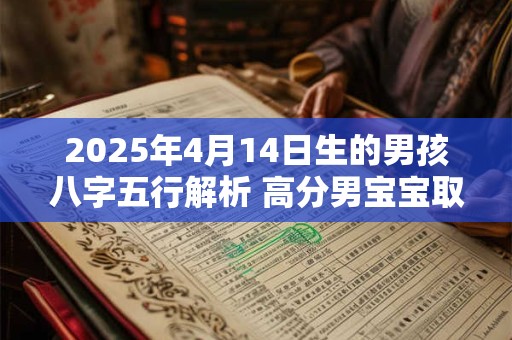 2026年4月14日生的男孩八字五行解析 高分男宝宝取名字